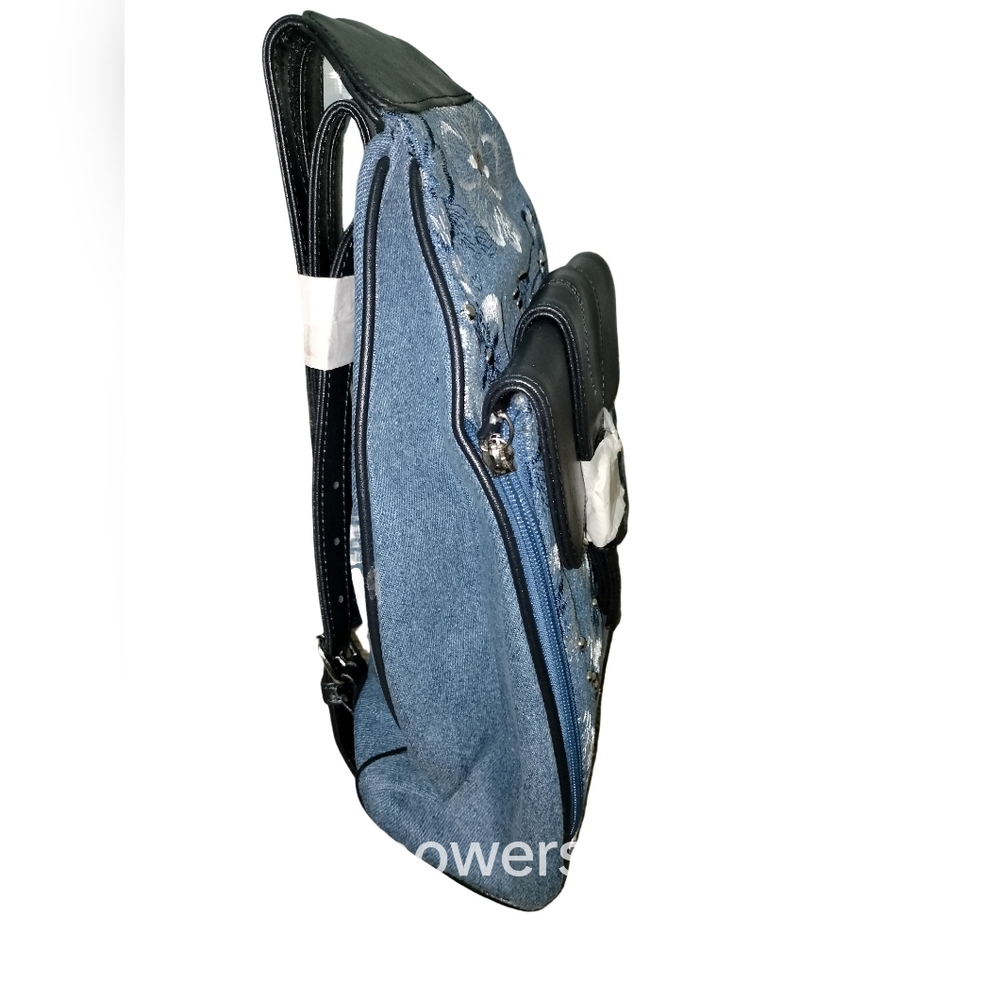 Denim backpack - Picture 3 of 11